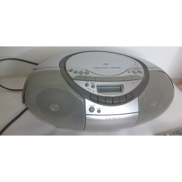 Sony CFD-S350 CD Player | 7D CD-R/RW Playback Wide Directional Convex Speakers - Picture 3 of 9